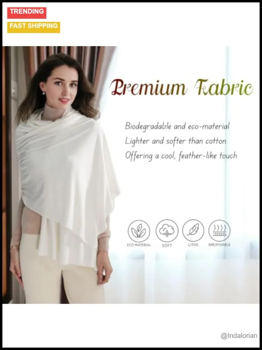Luxury Tencel Modal Pashmina Shawl Wrap for Women - Versatile Travel Scarf